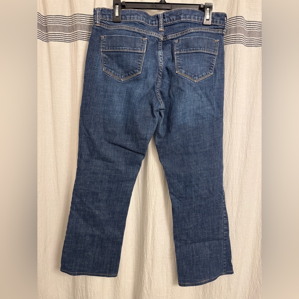 Old Navy Women's Boot Cut Jeans - Dark Blue - Picture 3 of 4
